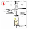 ヴェルドミールⅡ 2LDKの間取り