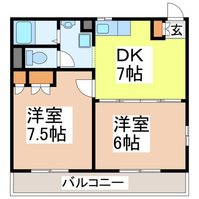 間取図 サンライズⅠ
