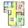 グランベール２１ 2LDKの間取り