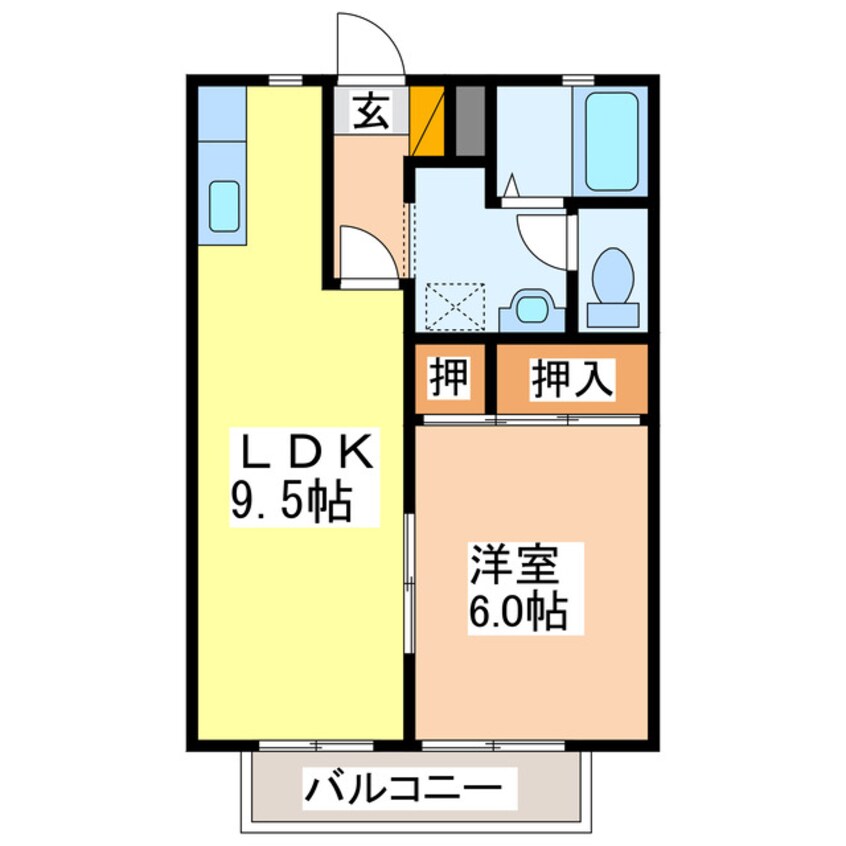 間取図 メゾン末廣Ⅰ