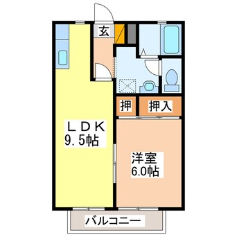 間取図 メゾン末廣Ⅰ