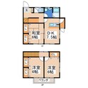 フローラルハイツ上野の間取図