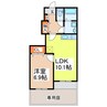 ボンヌール・パンションⅡ 1LDKの間取り