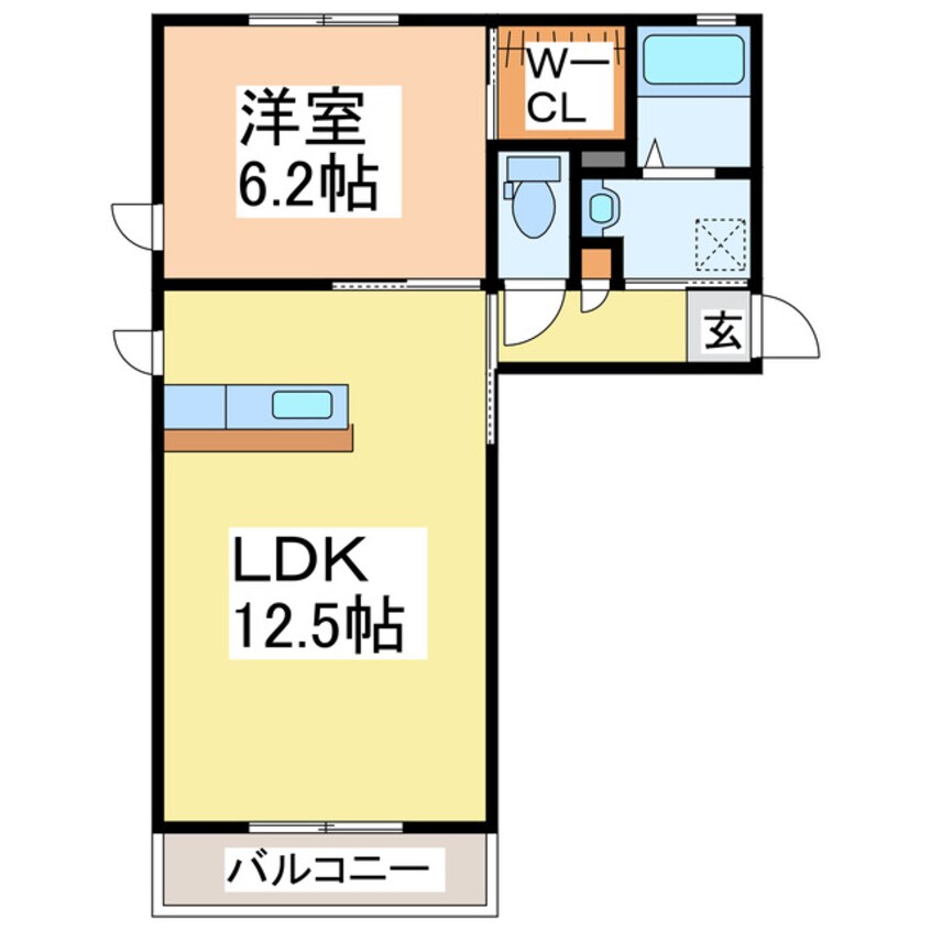 間取図 ハイエストメゾン山崎