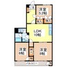 フラワーマンション 3LDKの間取り