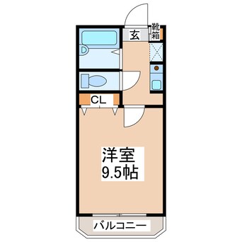 間取図 鳥越マンション