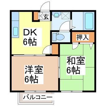 間取図 ユリ山崎