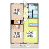 S.T　sun　R 2LDKの間取り