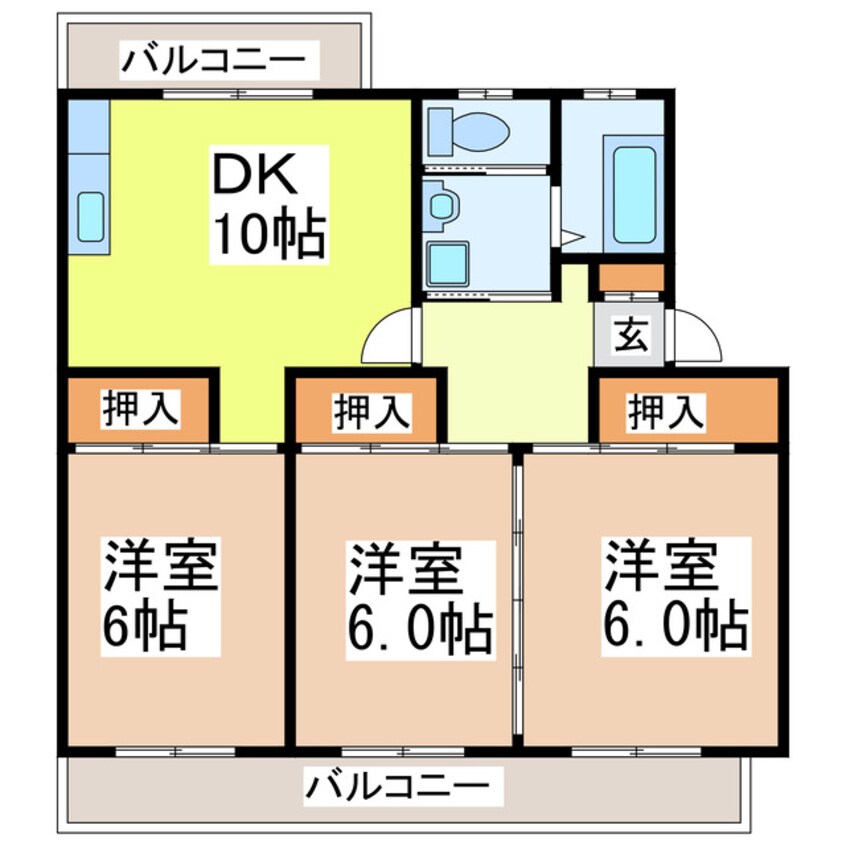 間取図 エルワンマンション