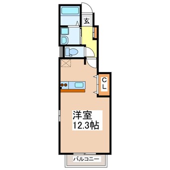 間取図 アドラブールＢ