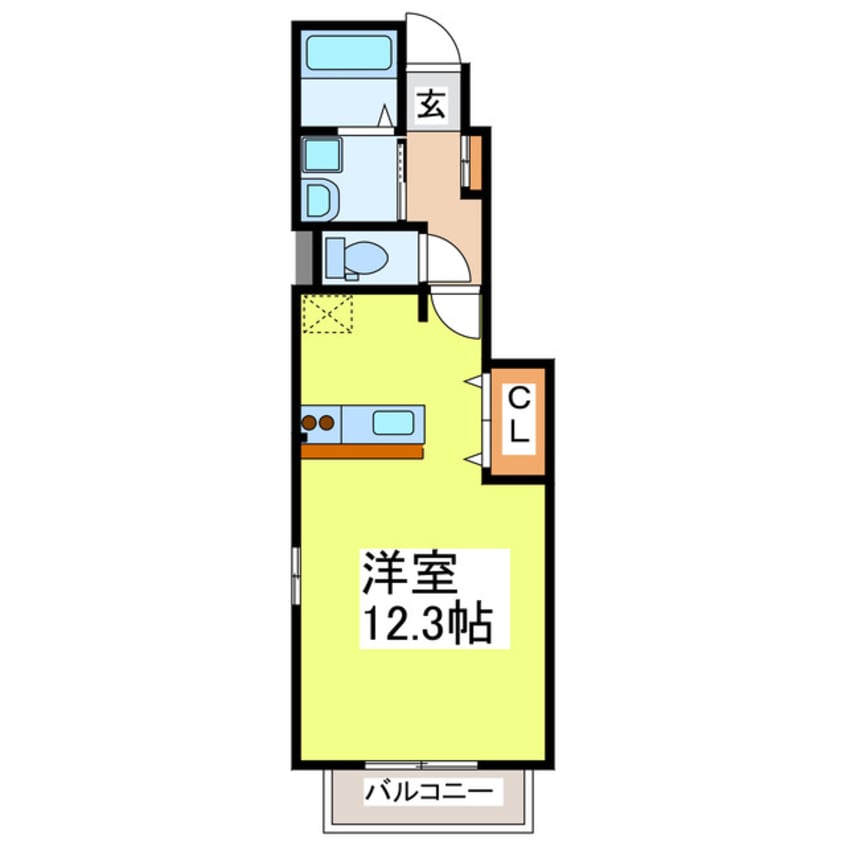 間取図 アドラブールＢ