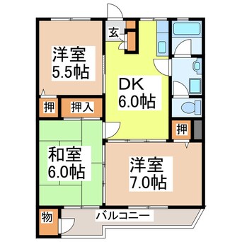 間取図 八代トップマンション