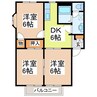プライムハイツⅠ 3DKの間取り