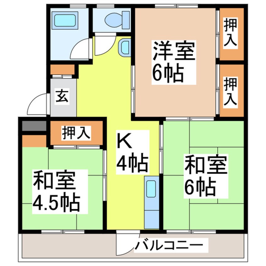 間取図 太田郷ハイツ