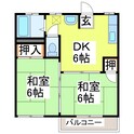 ガーデンハイツの間取図