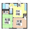 ガーデンハイツの間取図