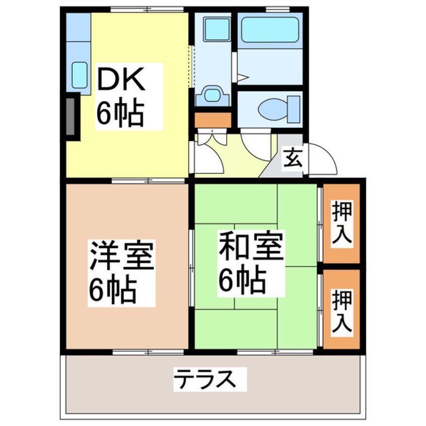 間取図 セジュール拓・雅