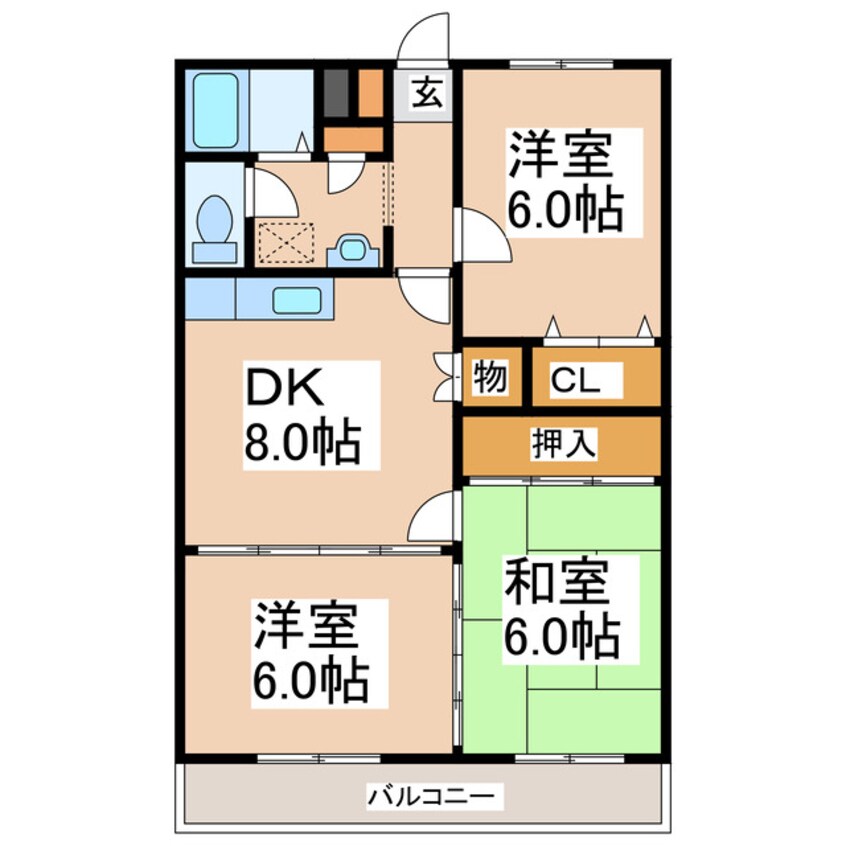 間取図 ひまわりマンション