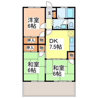 間取図 パークハイム和田