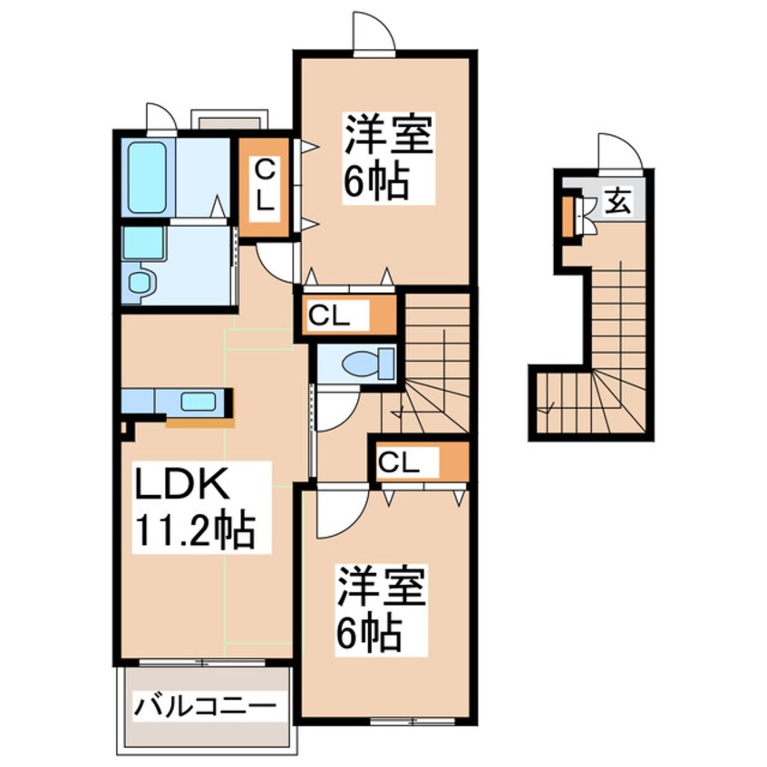 間取図 フォルトグランデⅡ