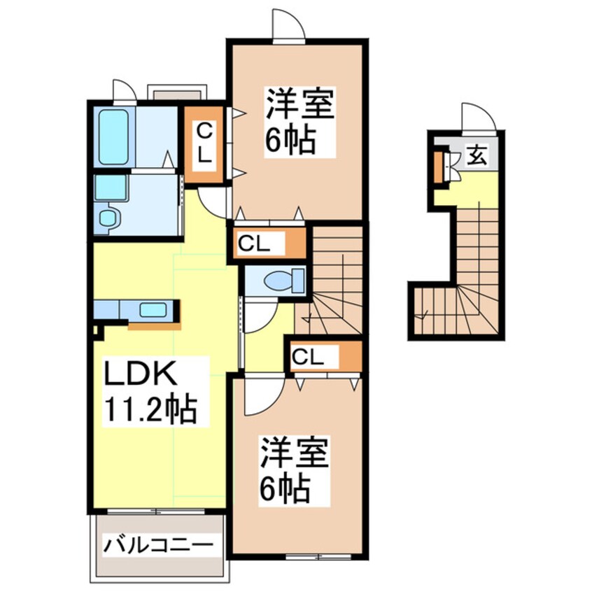 間取図 フォルトグランデⅡ