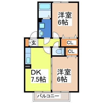 間取図 サン・アドヴァンス