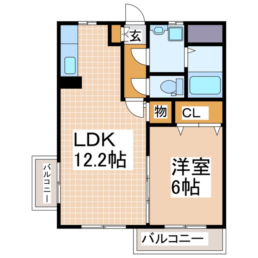 間取図 サン・ジュリアン