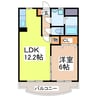 サン・ジュリアン 1LDKの間取り