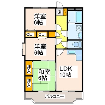 間取図 ファイン・フィールドＫ