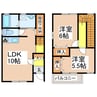 ドリームＦ 2LDKの間取り