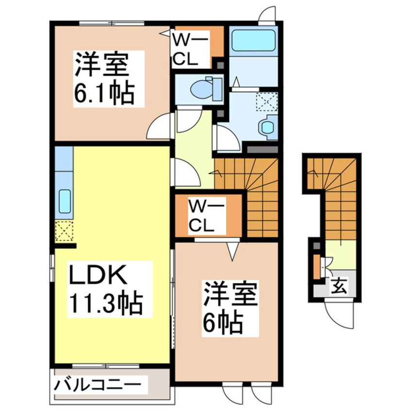 間取図 エターナルコートＢ