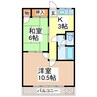 駅前ビル 2Kの間取り