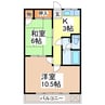 駅前ビル 2Kの間取り