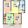 ディアスⅠ 3DKの間取り