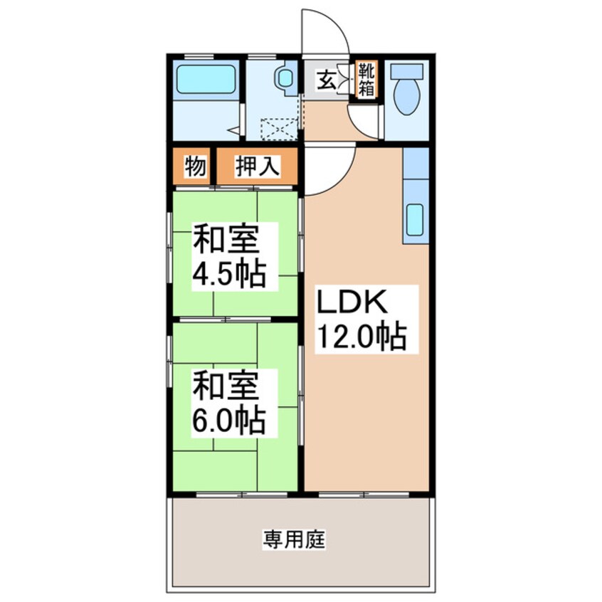 間取図 セゾンハイツ