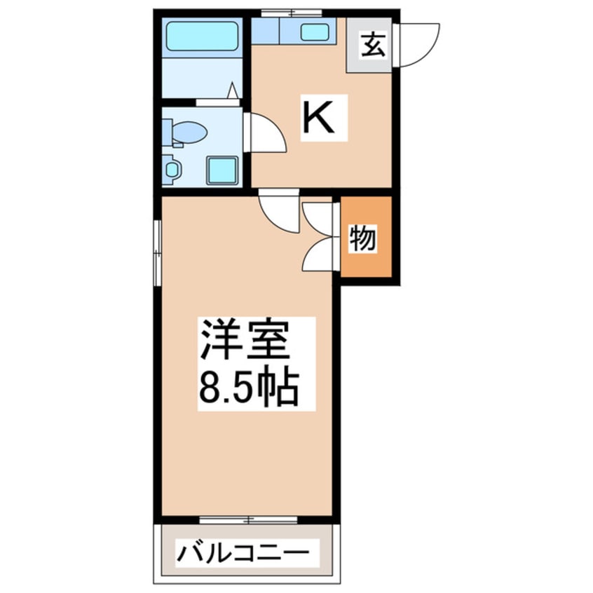 間取図 コーポひらやま