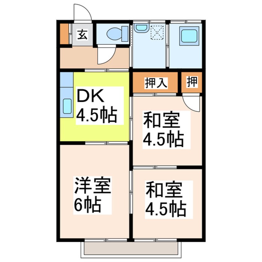 間取図 渡辺アパート