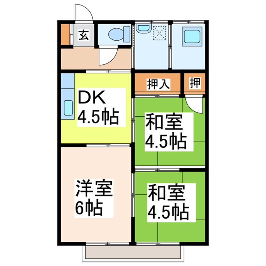 間取図 渡辺アパート