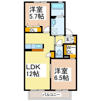 間取図 シャーメゾン