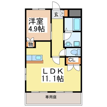 間取図 Ｍコンフォール