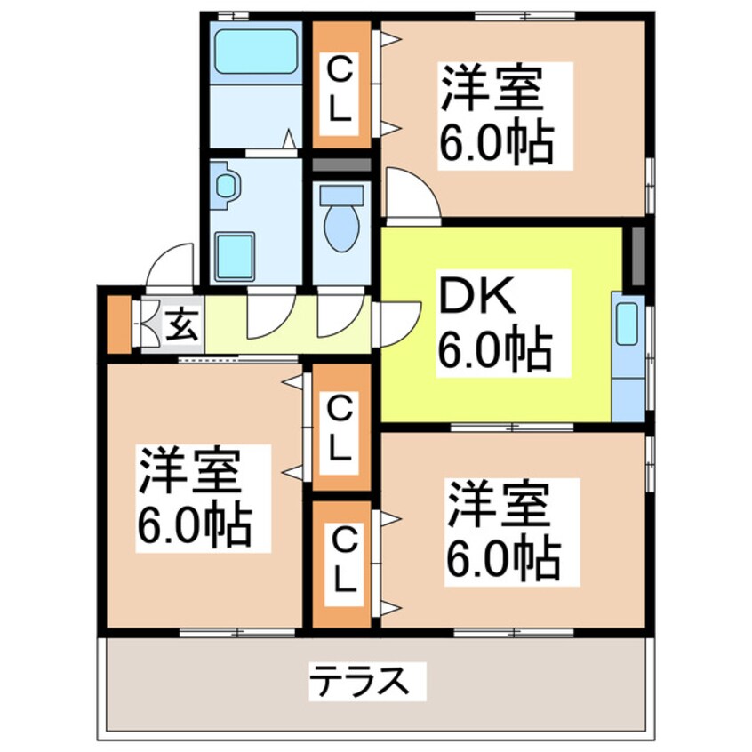 間取図 プリムローズ