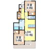 Grande Patio 2LDKの間取り