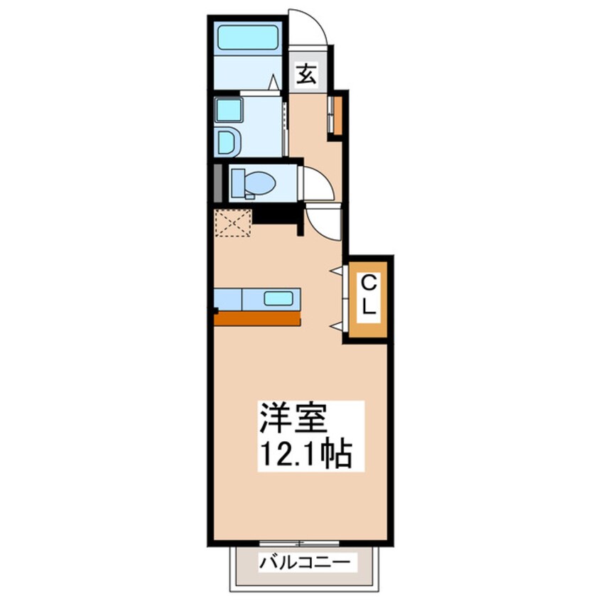 間取図 ＮＭＯＮ　Ｂ