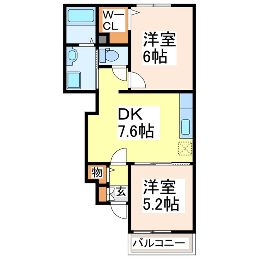 間取図 サニーハイツ・キドⅠ