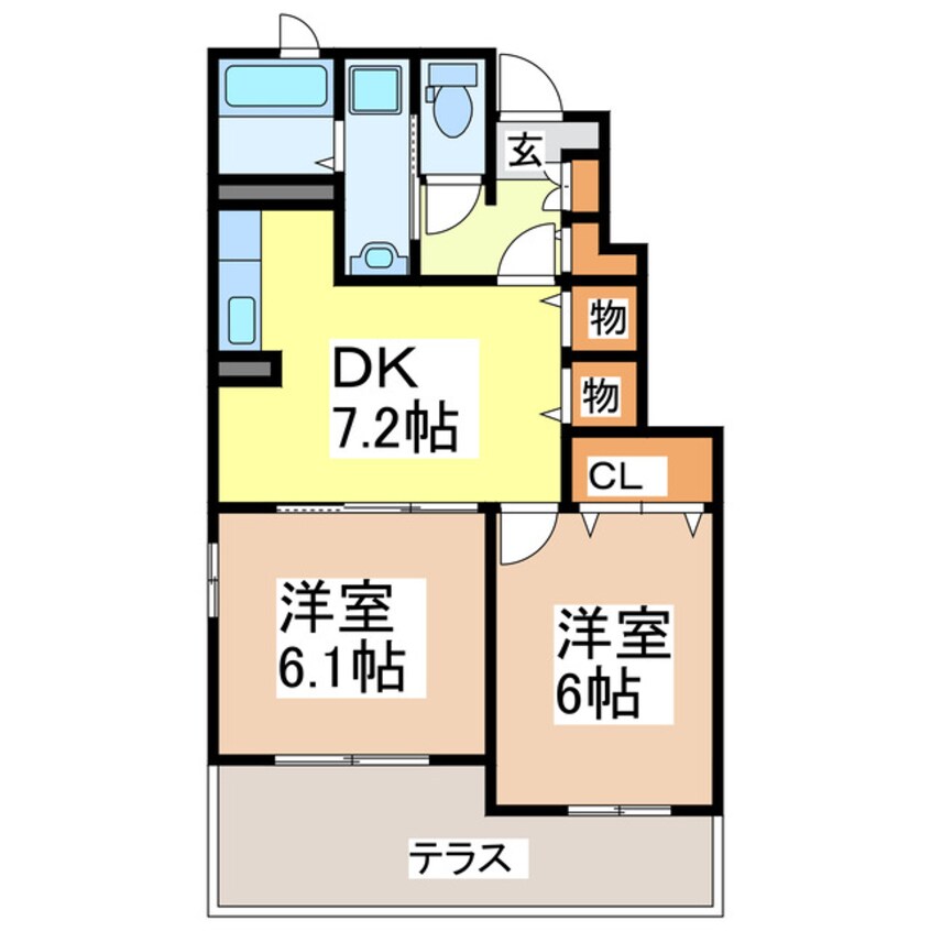 間取図 サニーフラット・ペーナ