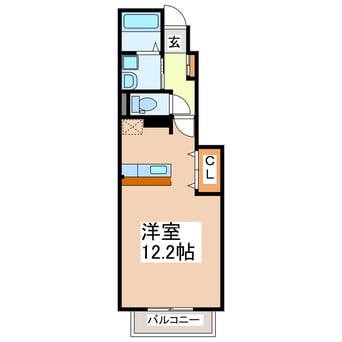 間取図 ＡＬＢＡ　Ｅ