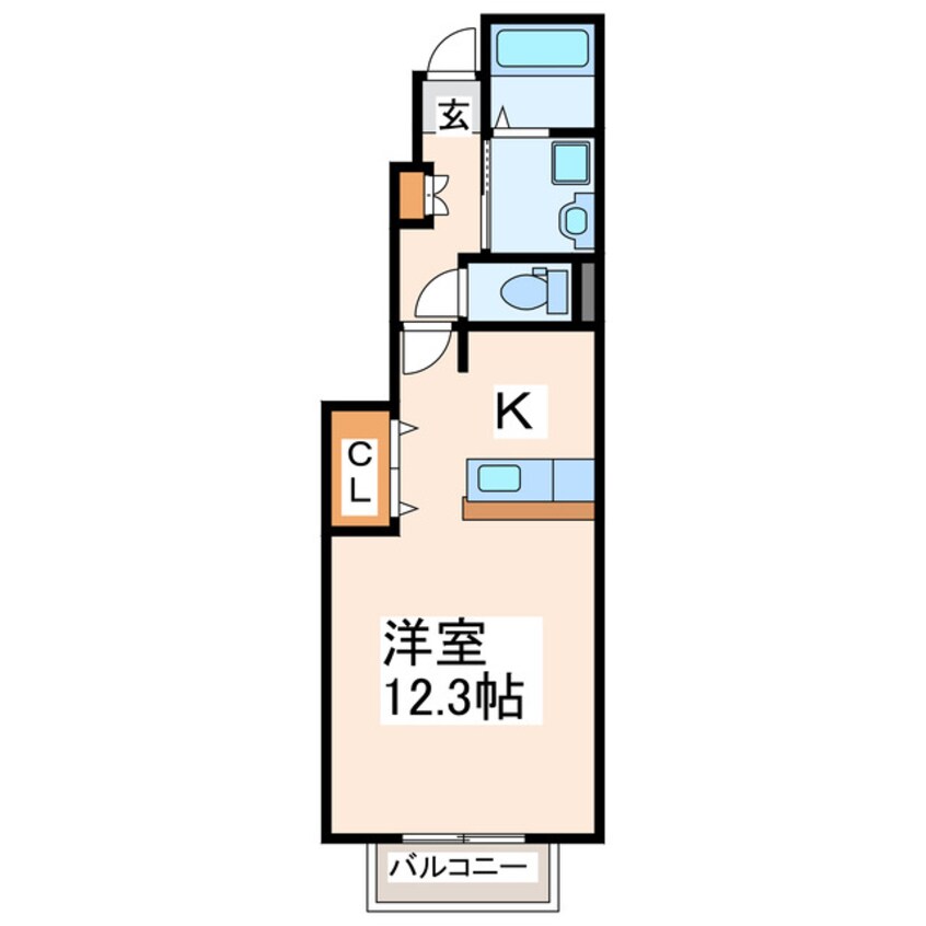間取図 ＮＭＯＮ　Ｅ
