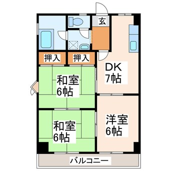 間取図 井原マンション
