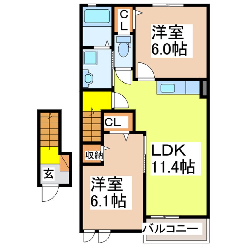 間取図 ヴァイオレット