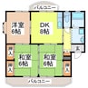 ロイヤルマンション 3DKの間取り